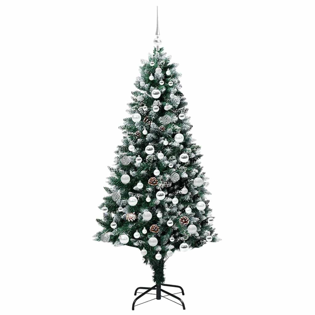 Sapin de Noël artificiel Vert 180 cm PVC, Acier et Plastique - XIOS