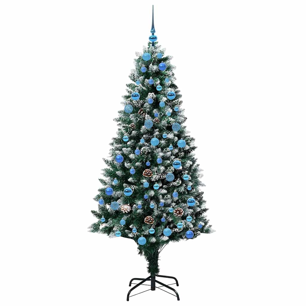 Sapin de Noël artificiel Vert 180 cm PVC, Acier et Plastique - XIOS