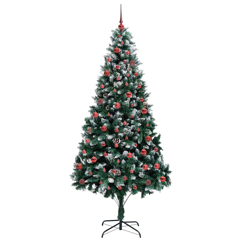 Sapin de Noël artificiel Vert 210 cm PVC, Acier et Plastique - XIOS