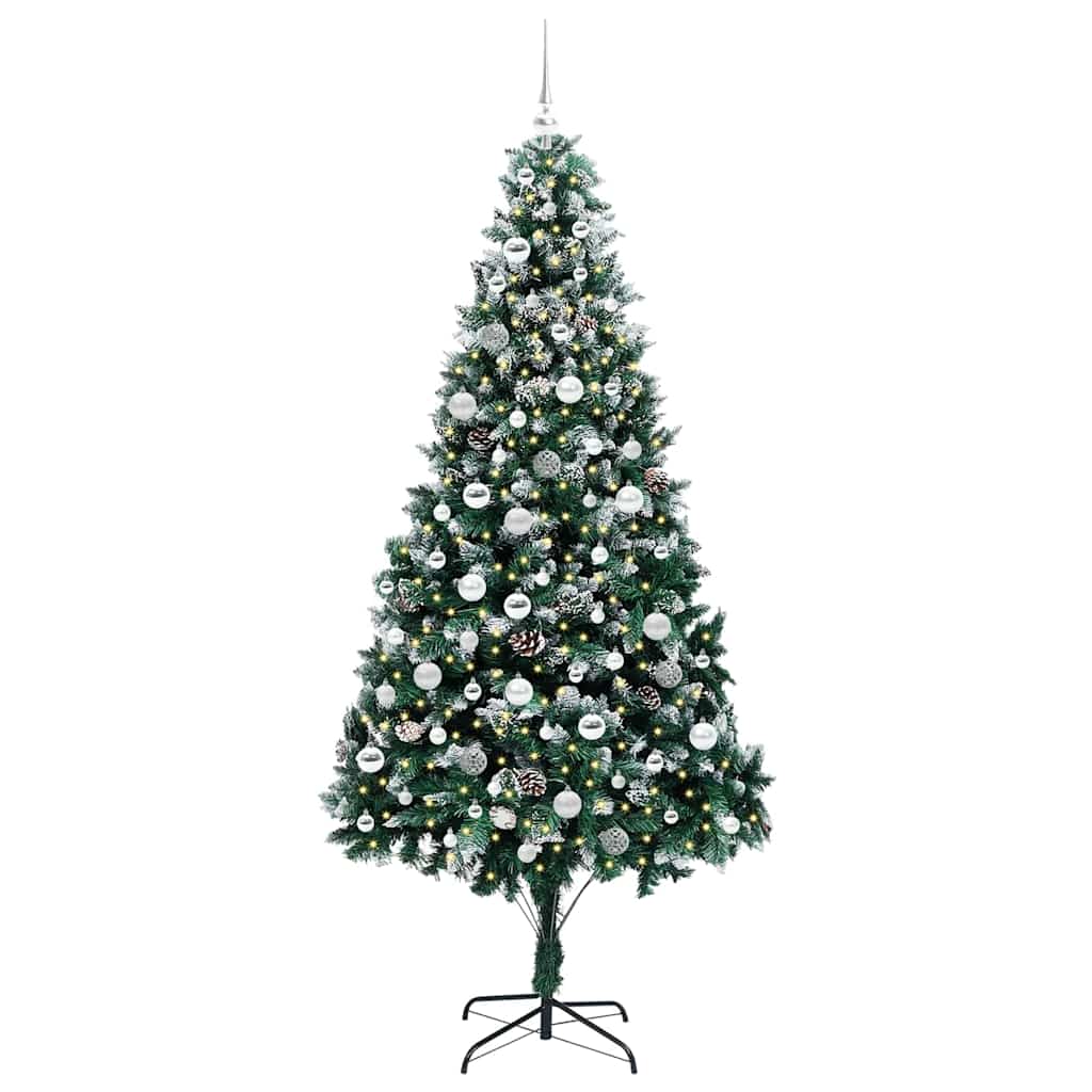 Sapin de Noël artificiel Vert 210 cm PVC, Acier et Plastique - XIOS