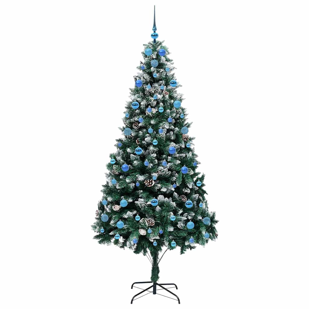 Sapin de Noël artificiel Vert 210 cm PVC, Acier et Plastique - XIOS