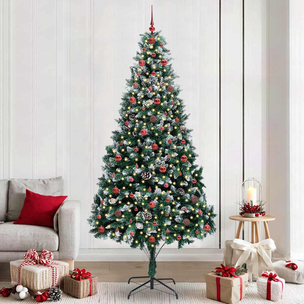 Sapin de Noël artificiel Vert 240 cm PVC, Acier et Plastique - XIOS