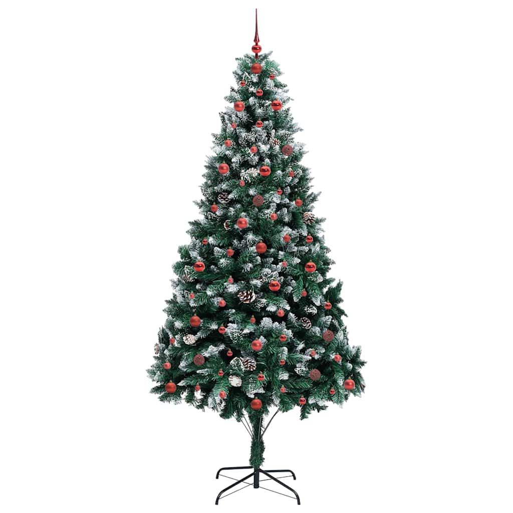 Sapin de Noël artificiel Vert 240 cm PVC, Acier et Plastique - XIOS