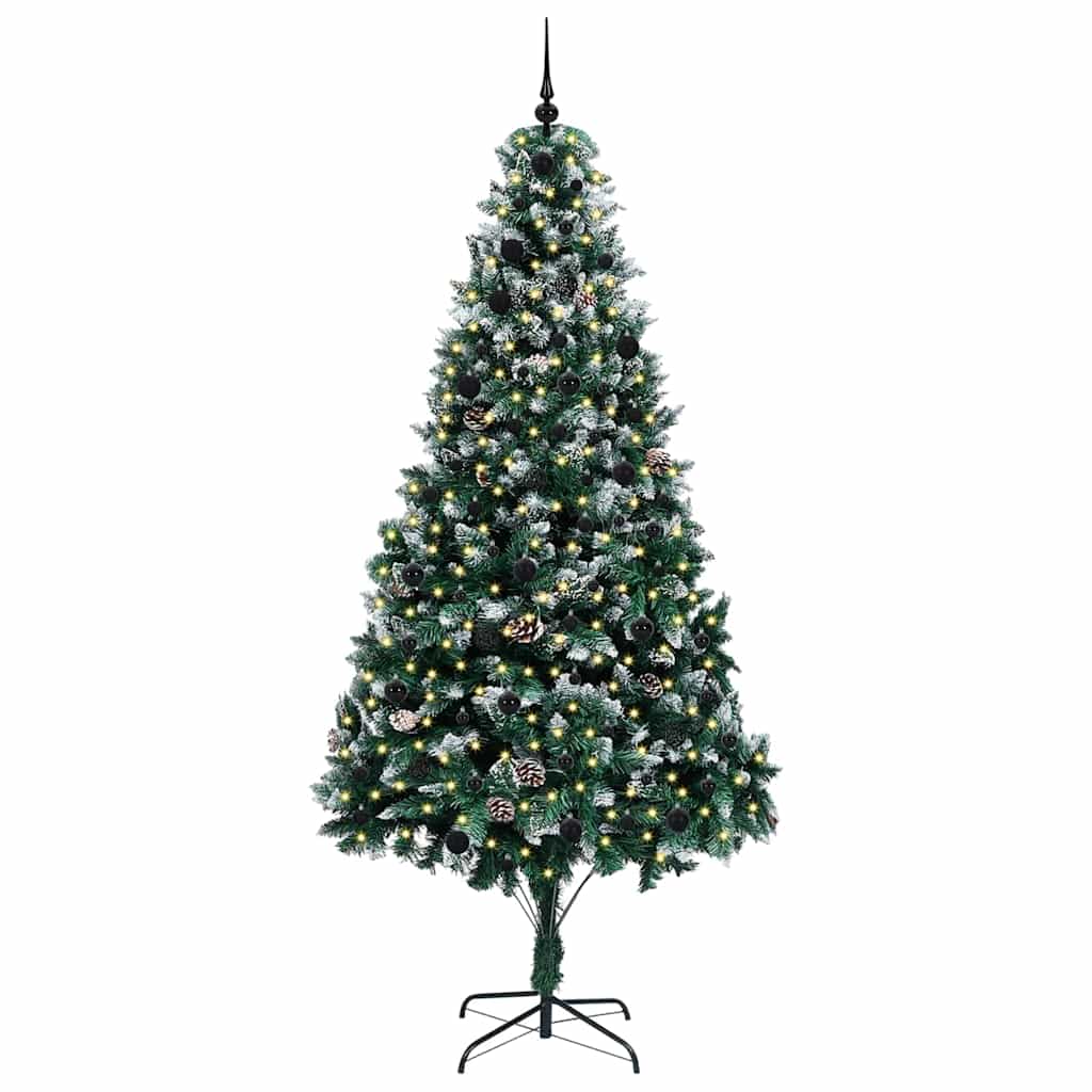 Sapin de Noël artificiel Vert 240 cm PVC, Acier et Plastique - XIOS