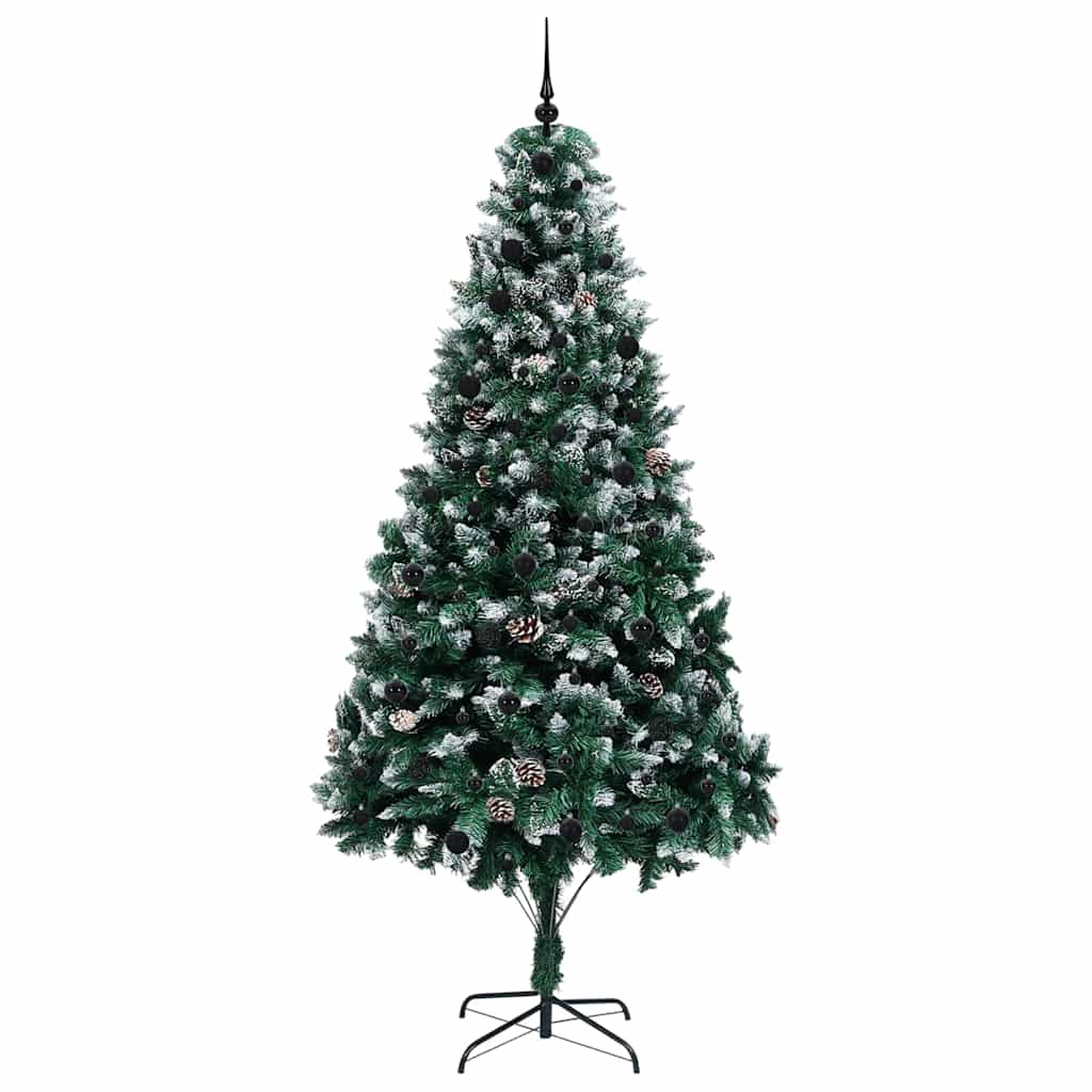 Sapin de Noël artificiel Vert 240 cm PVC, Acier et Plastique - XIOS