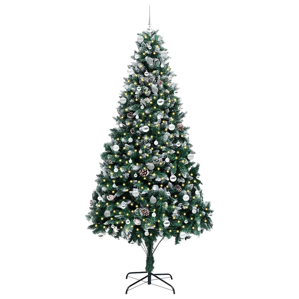 Sapin de Noël artificiel Vert 240 cm PVC, Acier et Plastique - XIOS