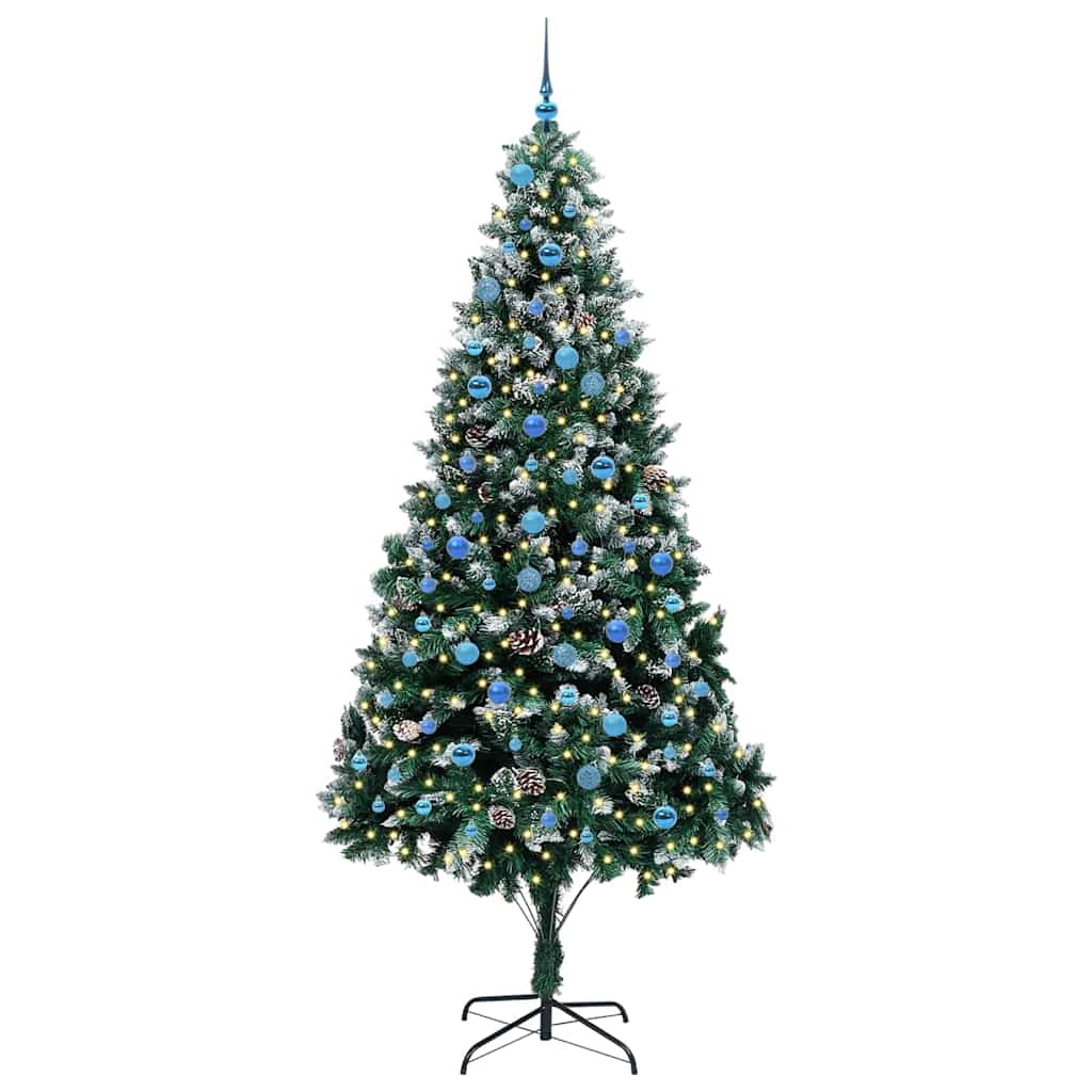 Sapin de Noël artificiel Vert 240 cm PVC, Acier et Plastique - XIOS