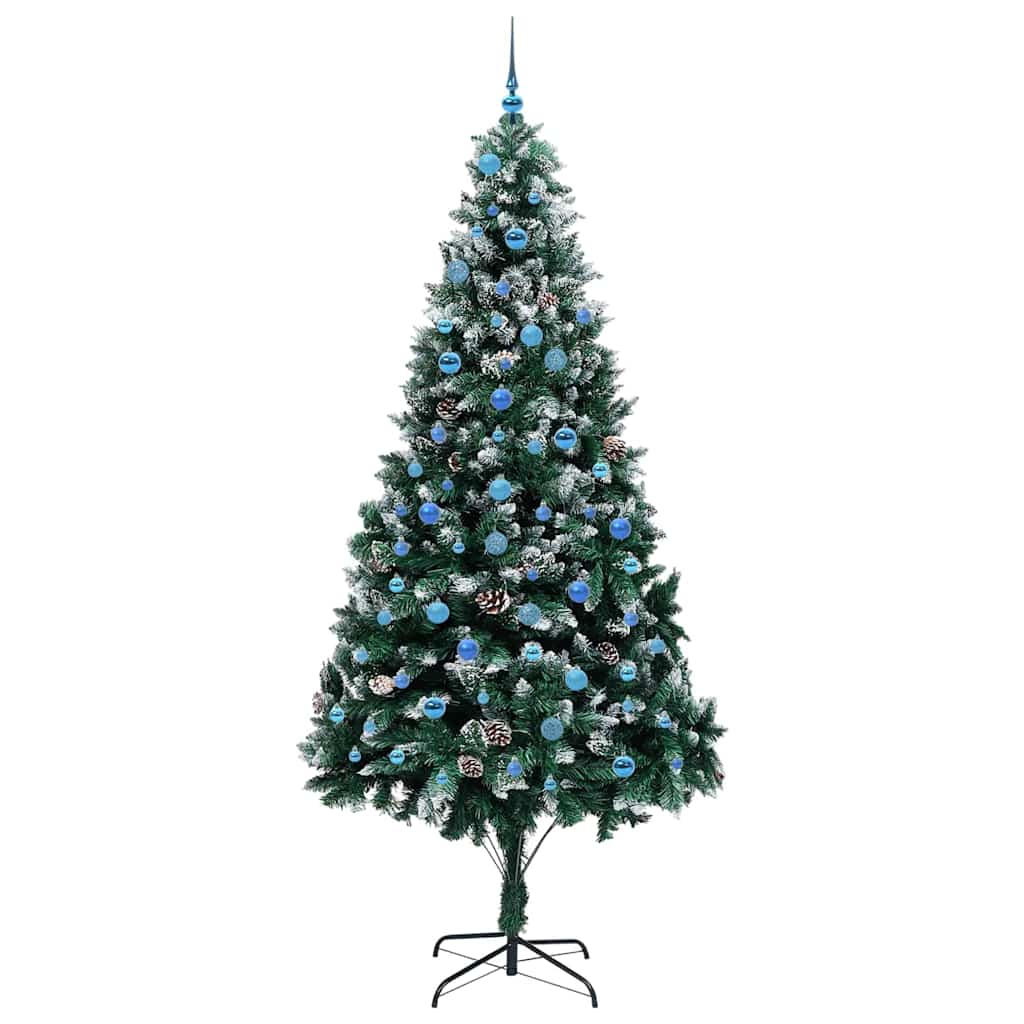 Sapin de Noël artificiel Vert 240 cm PVC, Acier et Plastique - XIOS