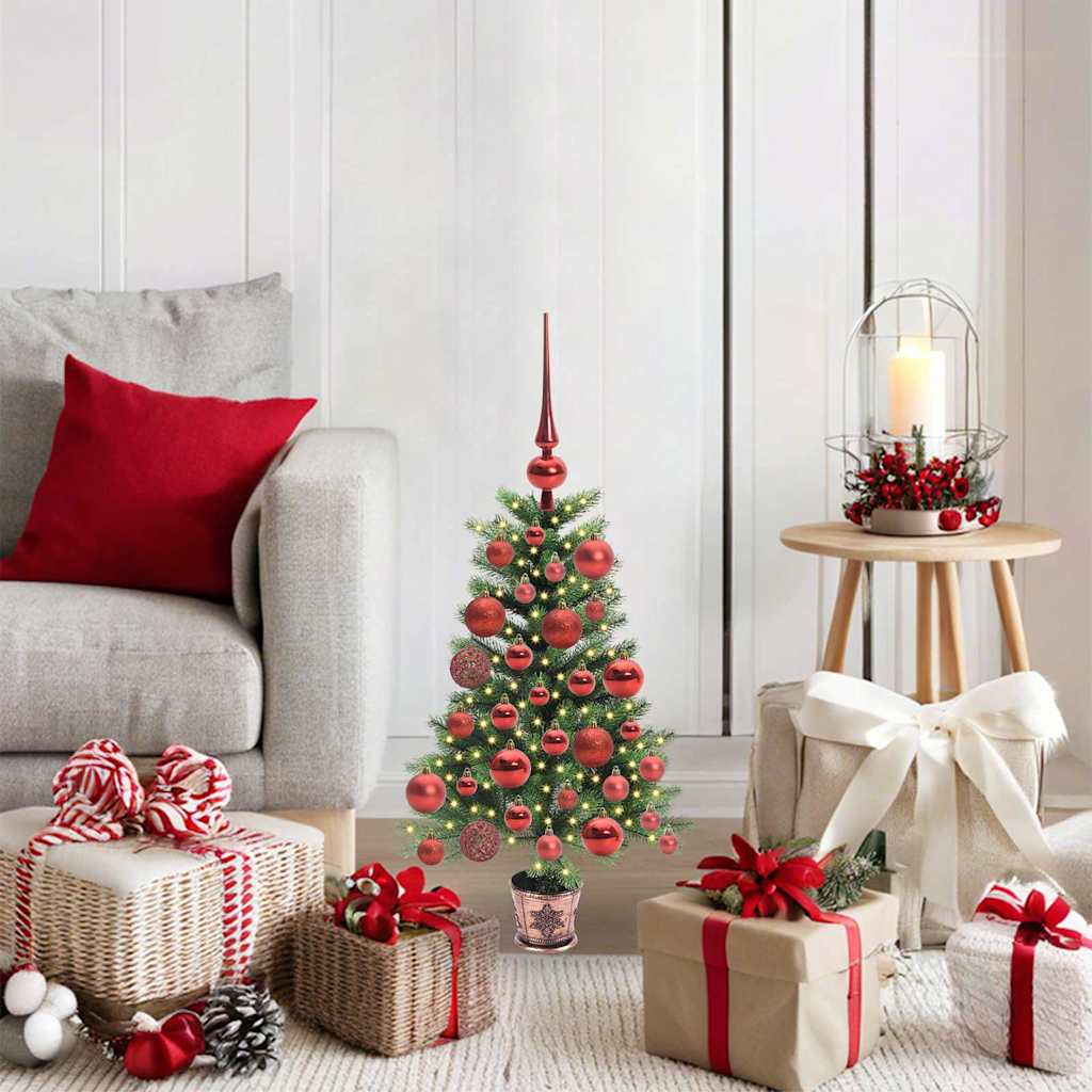 Sapin de Noël avec 150 LED avec support Vert 65 cm PE - XIOS