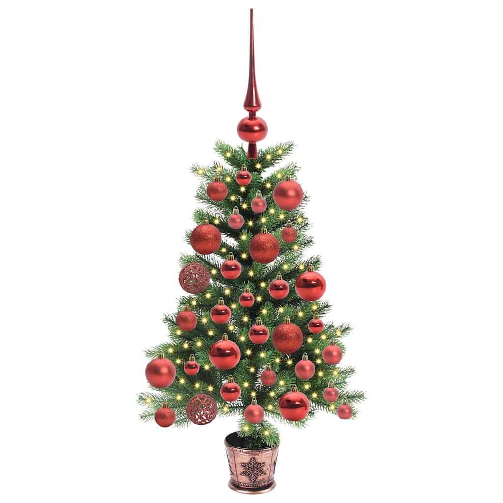 Sapin de Noël avec 150 LED avec support Vert 65 cm PE - XIOS