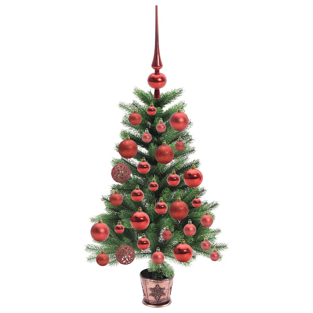 Sapin de Noël avec 150 LED avec support Vert 65 cm PE - XIOS