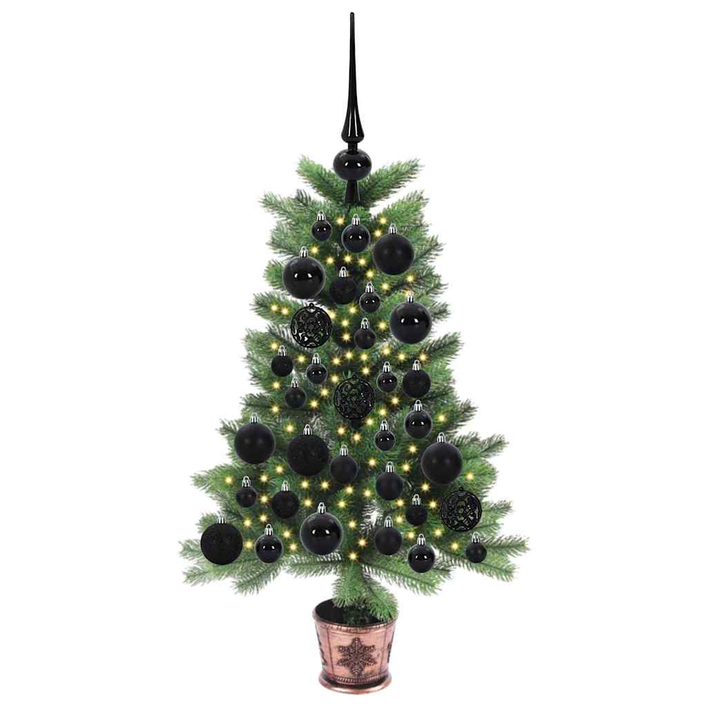 Sapin de Noël avec 150 LED avec support Vert 65 cm PE - XIOS