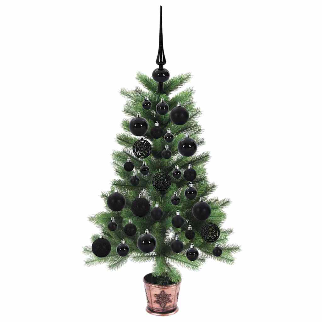 Sapin de Noël avec 150 LED avec support Vert 65 cm PE - XIOS