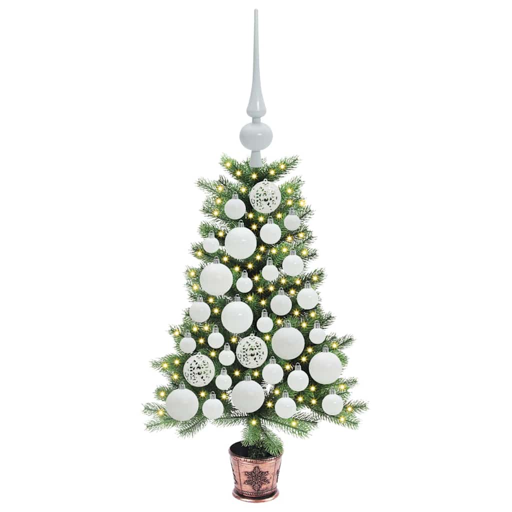Sapin de Noël avec 150 LED avec support Vert 65 cm PE - XIOS