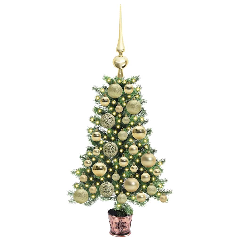 Sapin de Noël avec 150 LED avec support Vert 65 cm PE - XIOS
