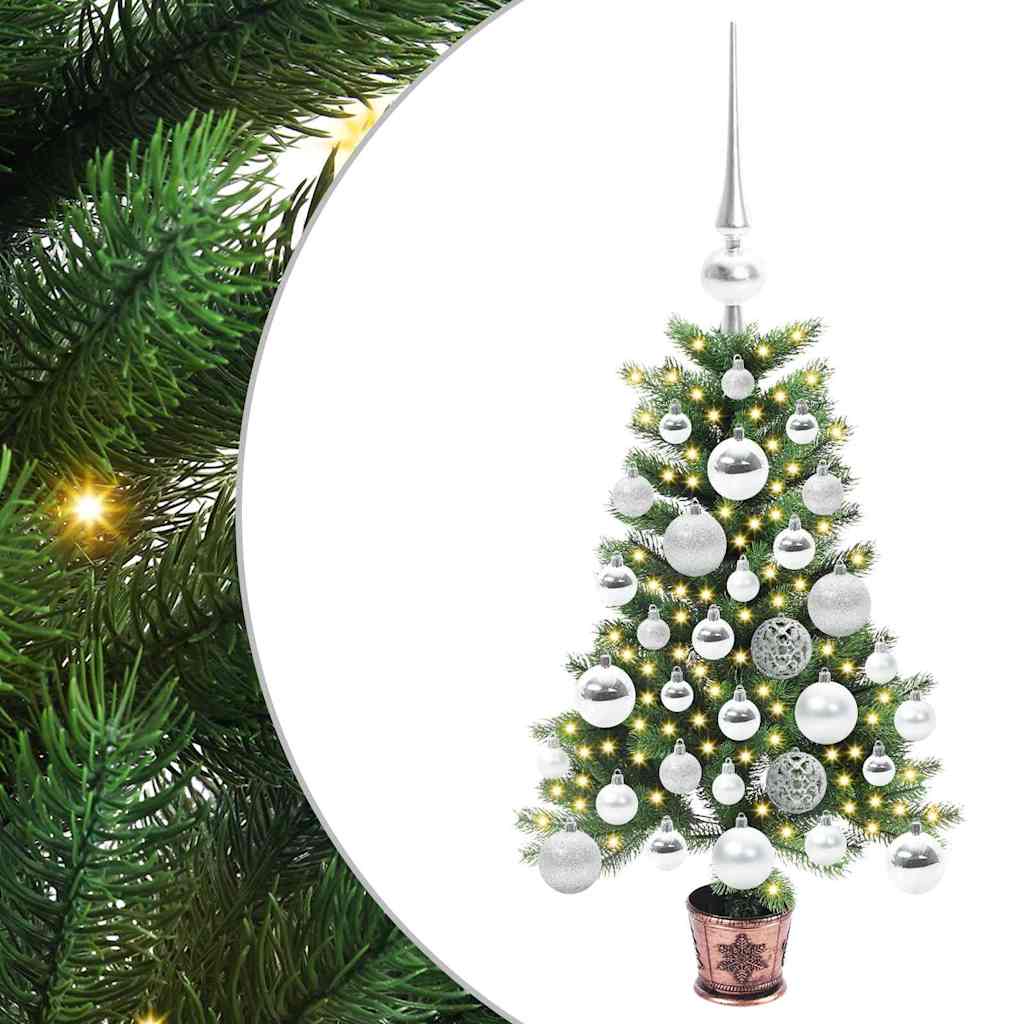Sapin de Noël avec 150 LED avec support Vert 65 cm PE - XIOS