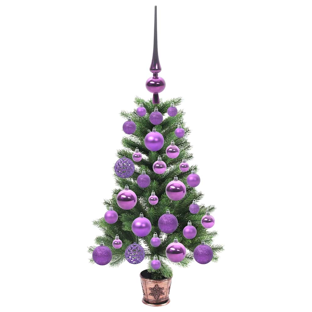 Sapin de Noël avec 150 LED avec support Vert 65 cm PE - XIOS