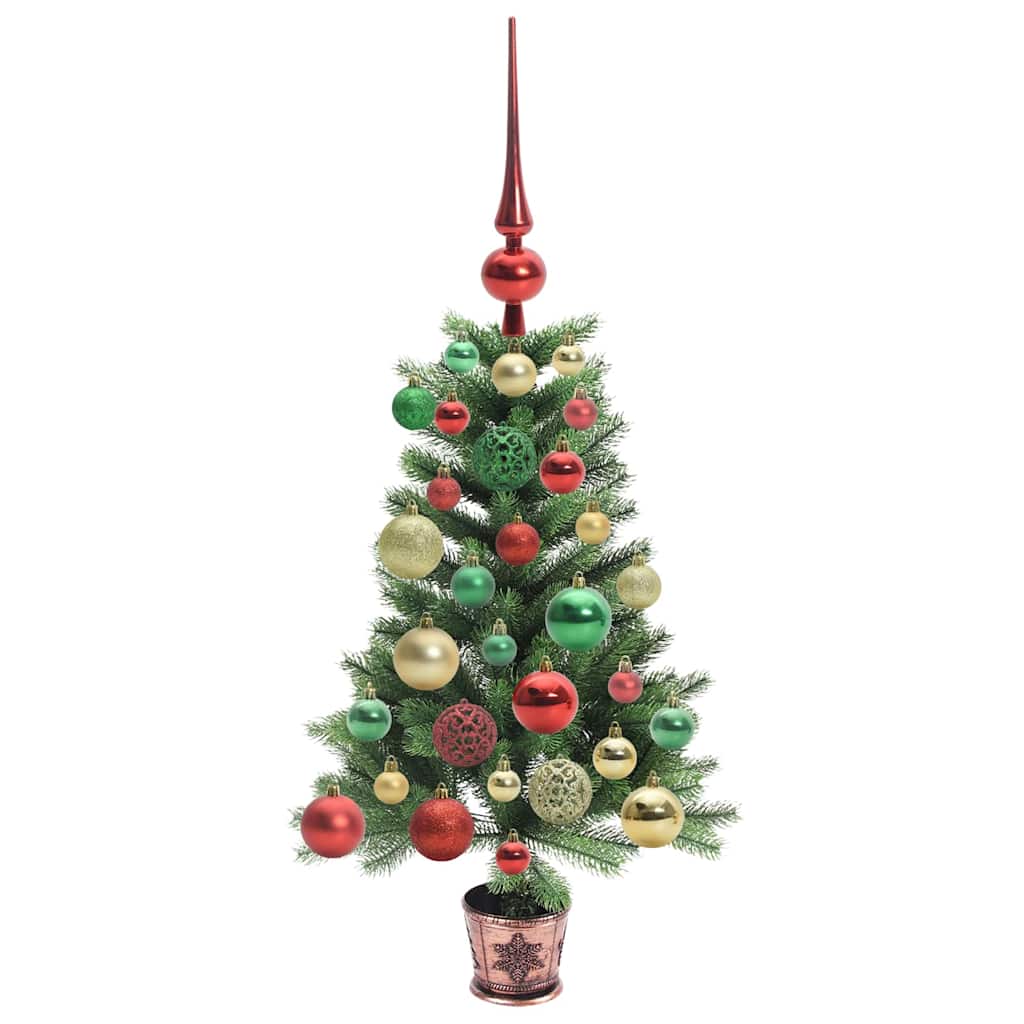 Sapin de Noël avec 150 LED avec support Vert 65 cm PE - XIOS