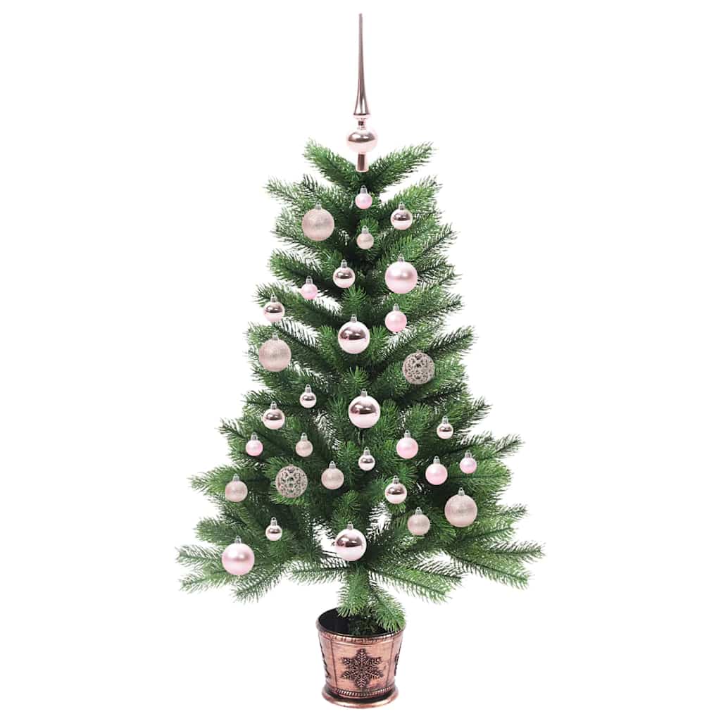 Sapin de Noël avec 150 LED avec support Vert 90 cm PE - XIOS