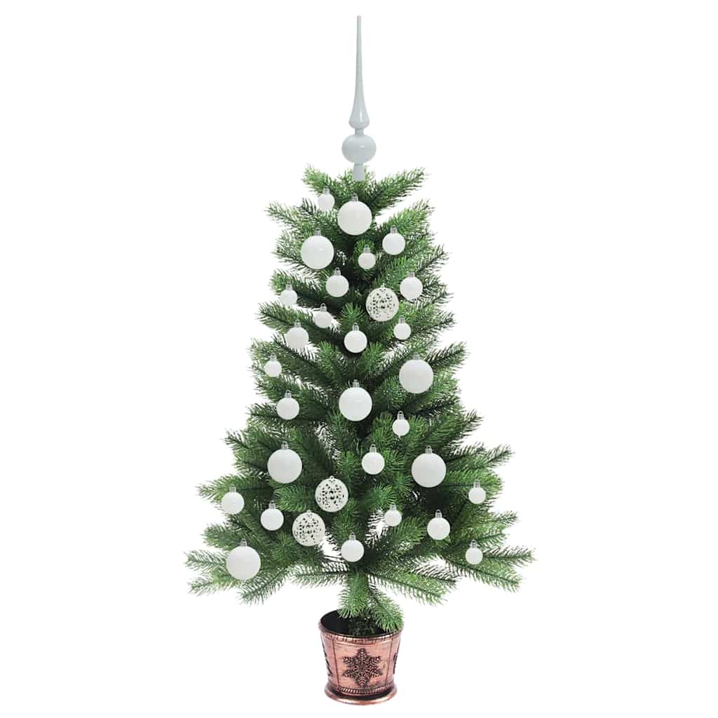 Sapin de Noël avec 150 LED avec support Vert 90 cm PE - XIOS