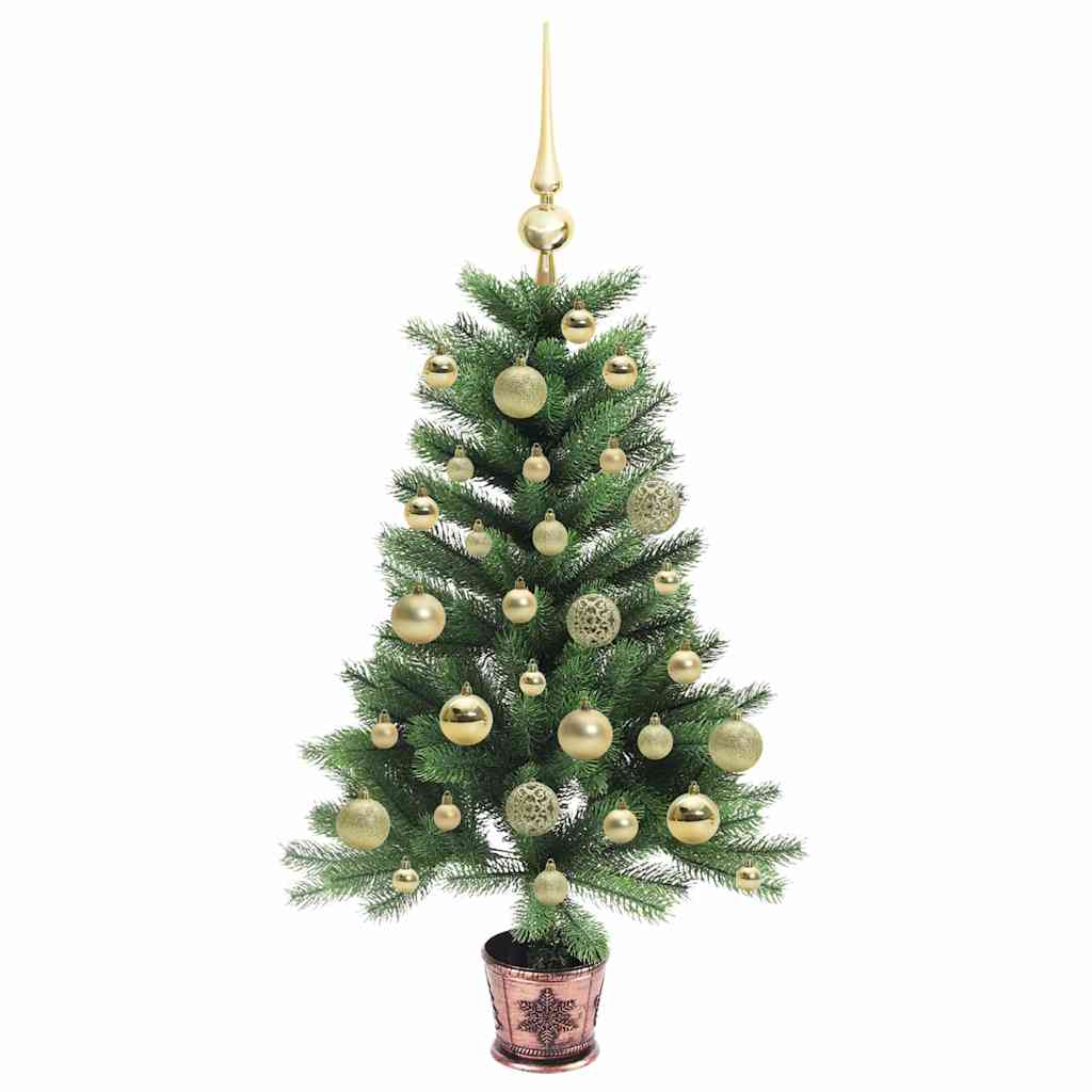 Sapin de Noël avec 150 LED avec support Vert 90 cm PE - XIOS