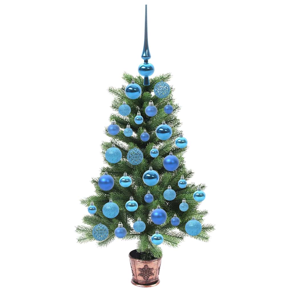 Sapin de Noël avec 150 LED avec support Vert 90 cm PE - XIOS