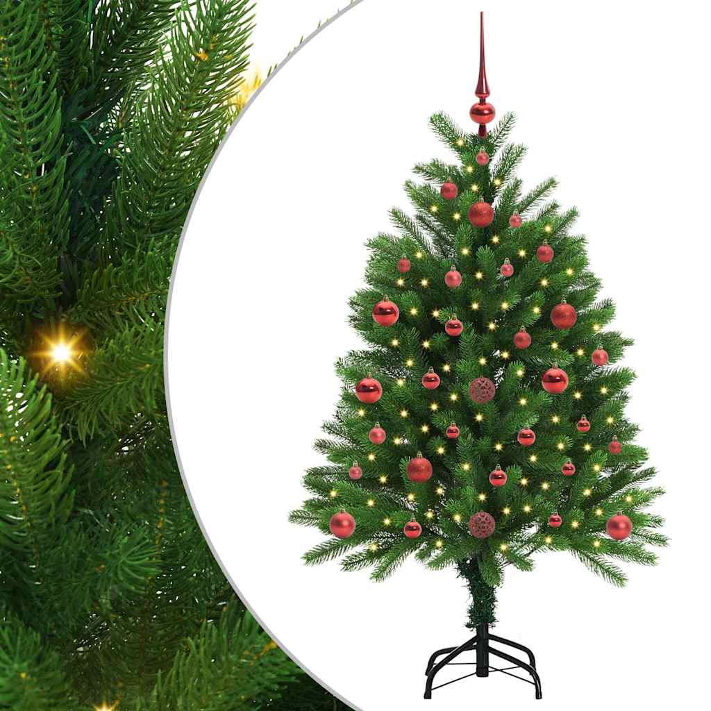 Sapin de Noël avec 150 LED avec support Vert 120 cm PE - XIOS