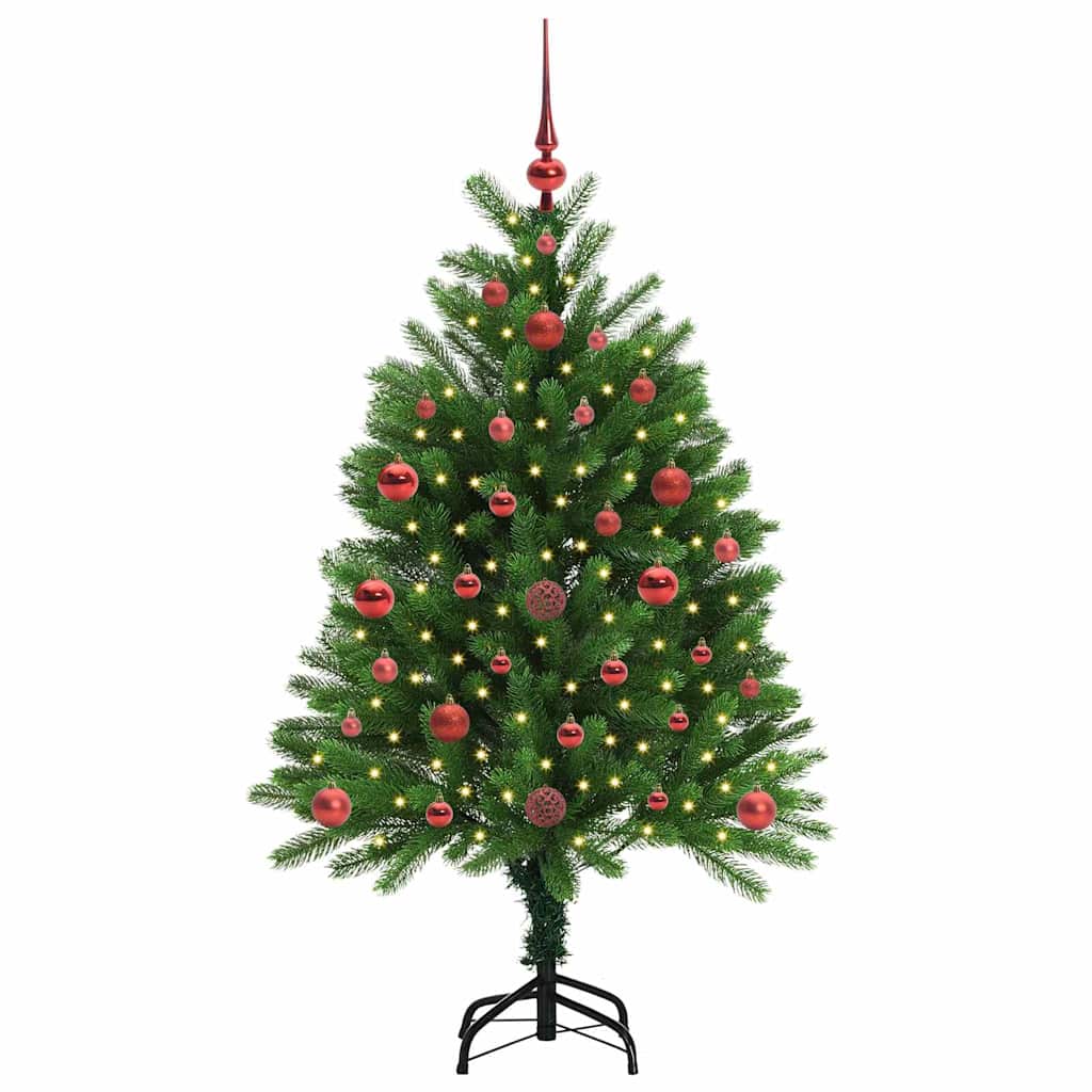 Sapin de Noël avec 150 LED avec support Vert 120 cm PE - XIOS