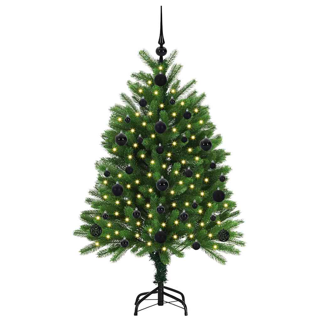 Sapin de Noël avec 150 LED avec support Vert 120 cm PE - XIOS