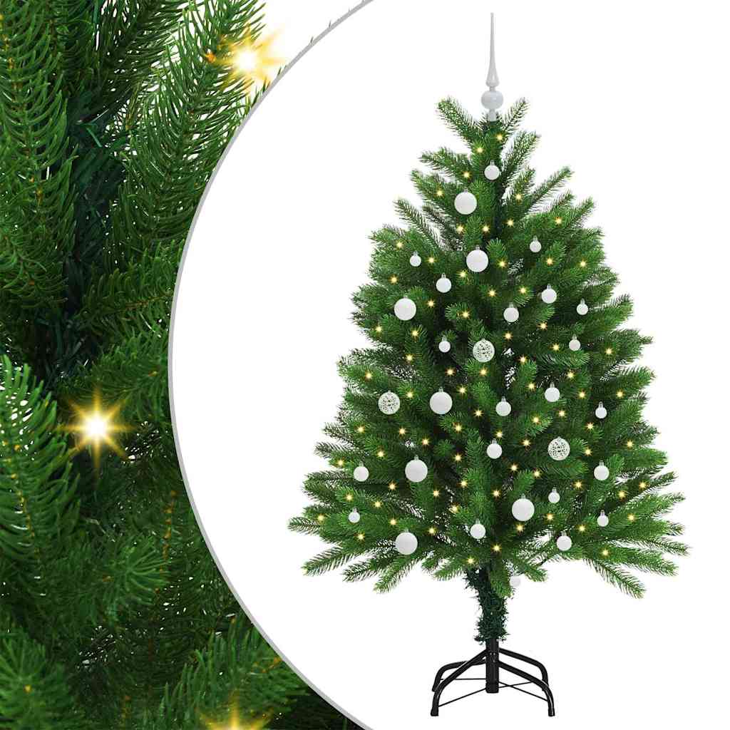 Sapin de Noël avec 150 LED avec support Vert 120 cm PE - XIOS