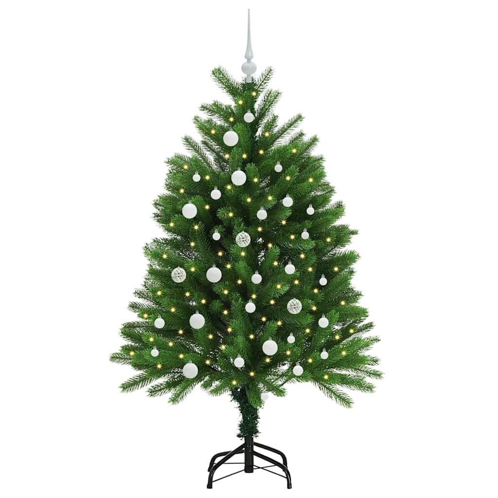 Sapin de Noël avec 150 LED avec support Vert 120 cm PE - XIOS