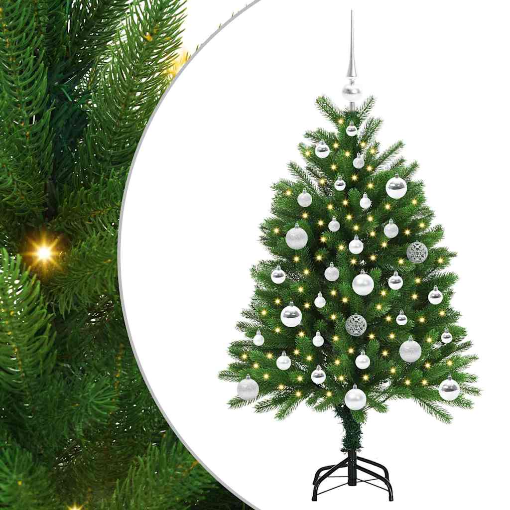 Sapin de Noël avec 150 LED avec support Vert 120 cm PE - XIOS