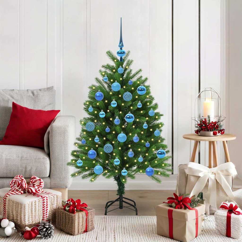 Sapin de Noël avec 150 LED avec support Vert 120 cm PE - XIOS