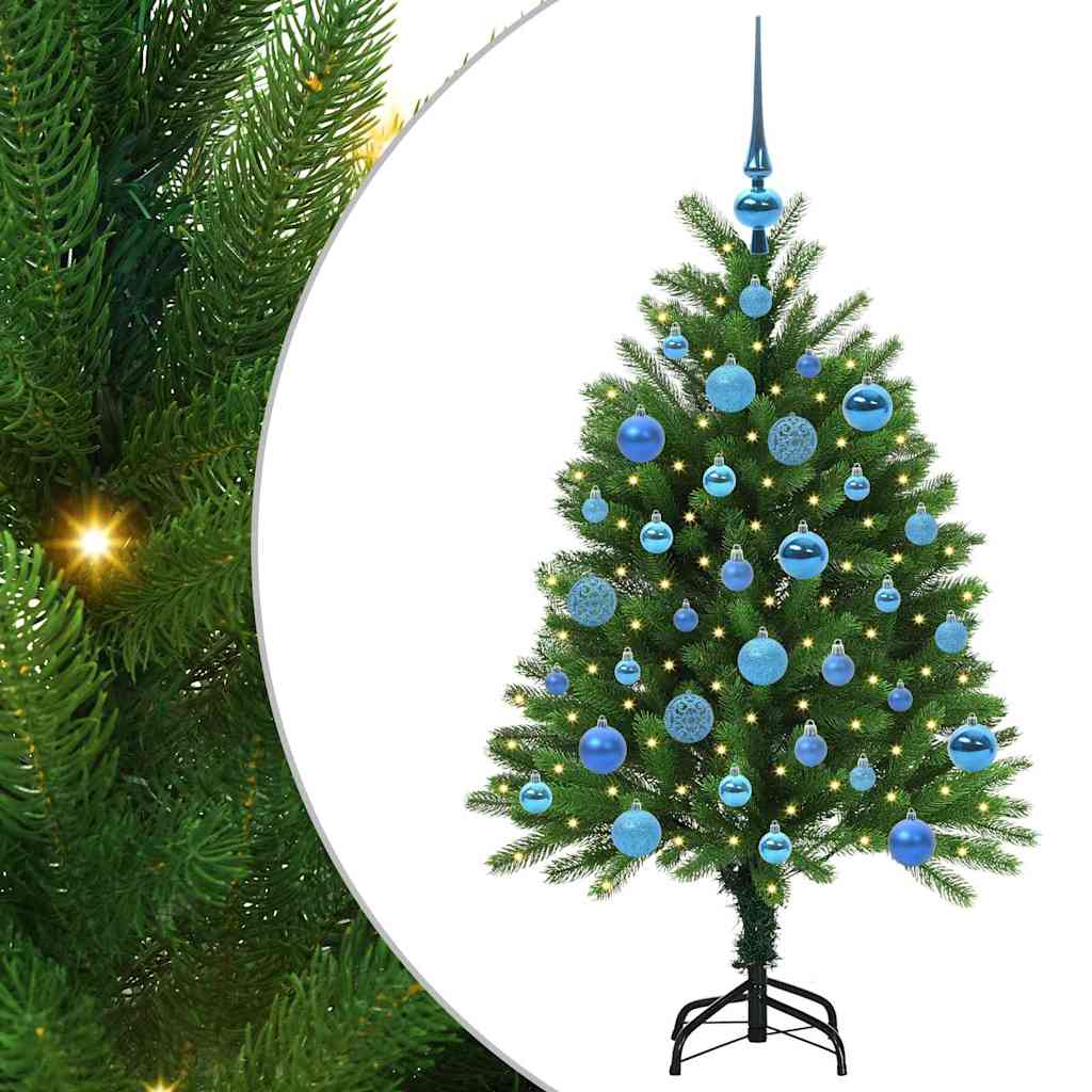Sapin de Noël avec 150 LED avec support Vert 120 cm PE - XIOS