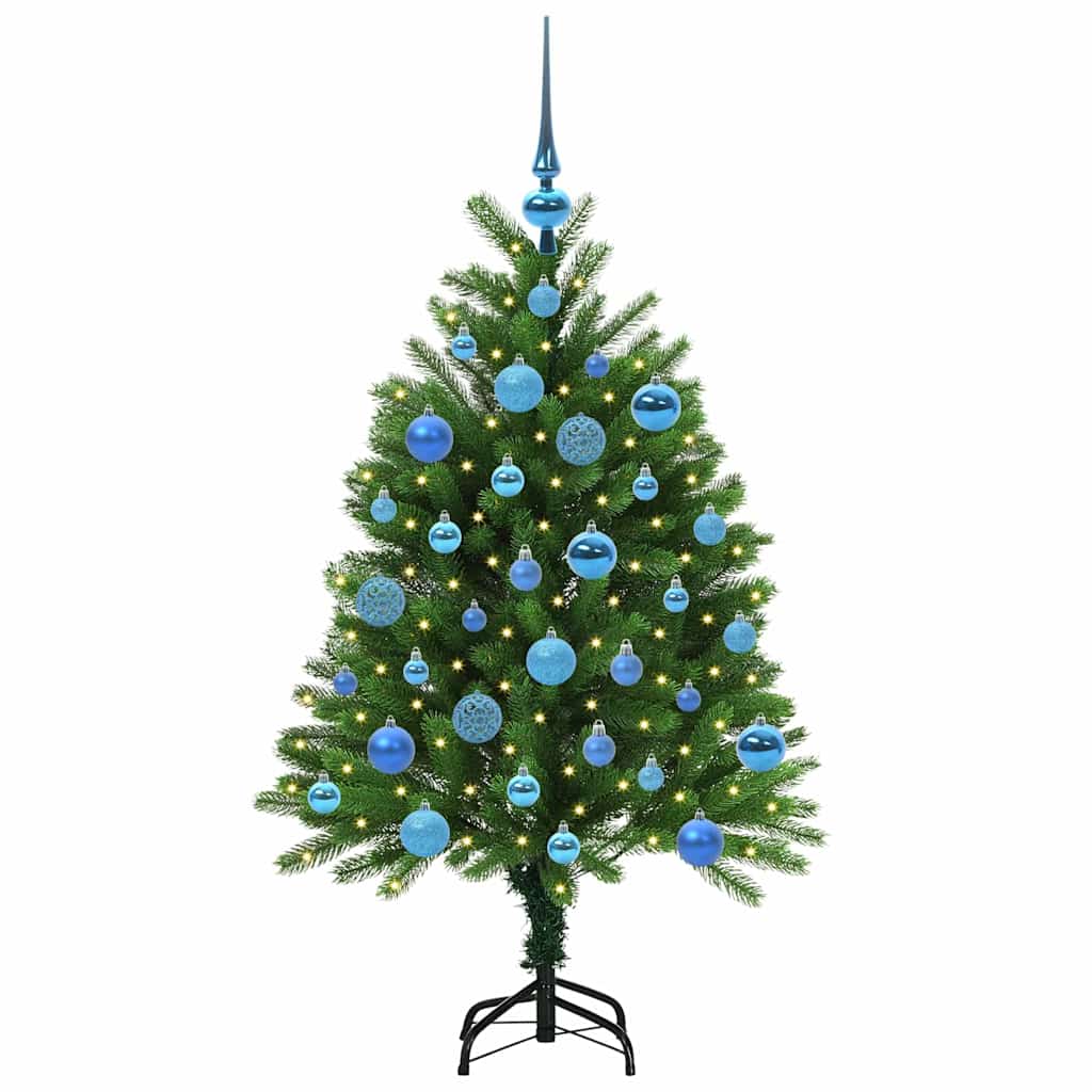 Sapin de Noël avec 150 LED avec support Vert 120 cm PE - XIOS