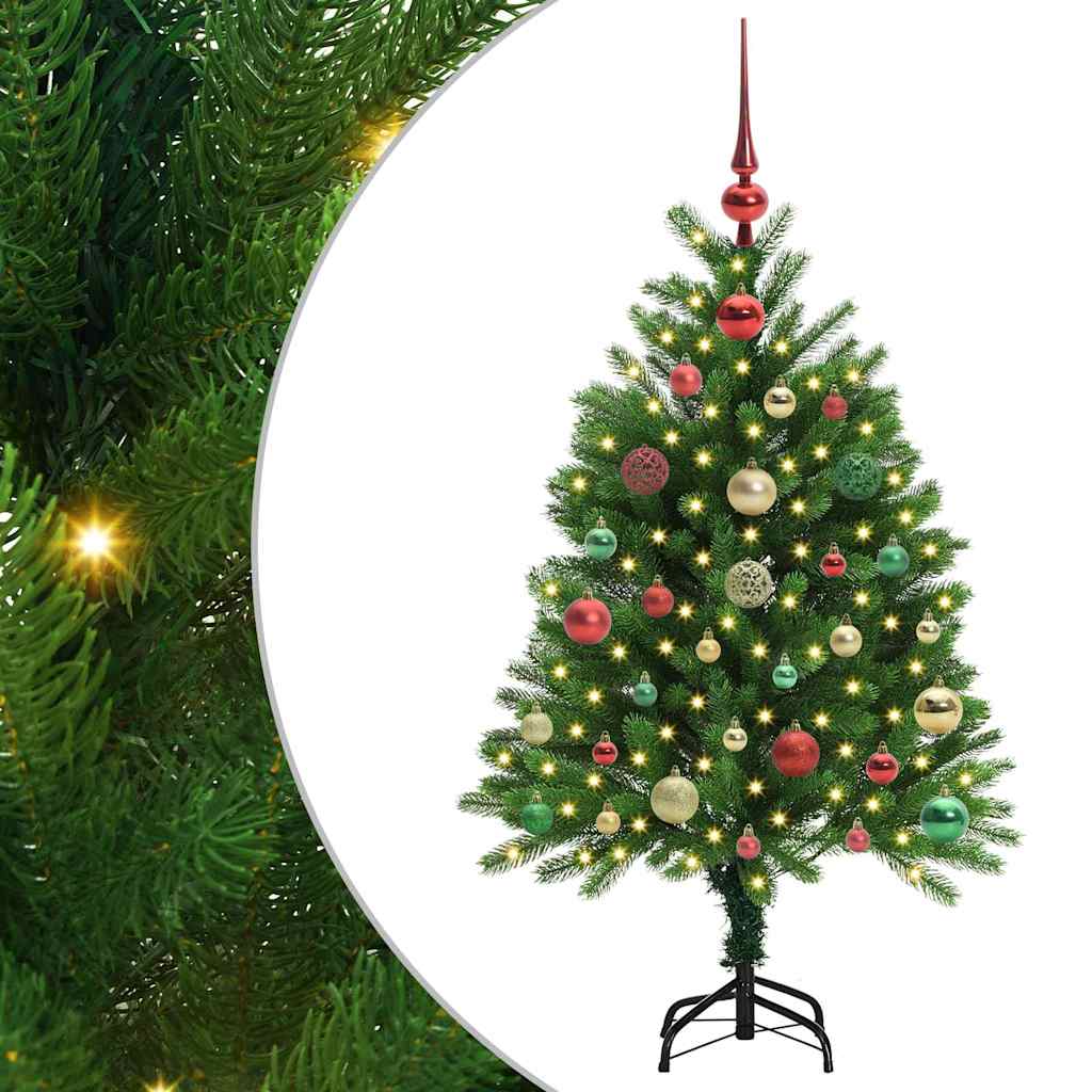 Sapin de Noël avec 150 LED avec support Vert 120 cm PE - XIOS