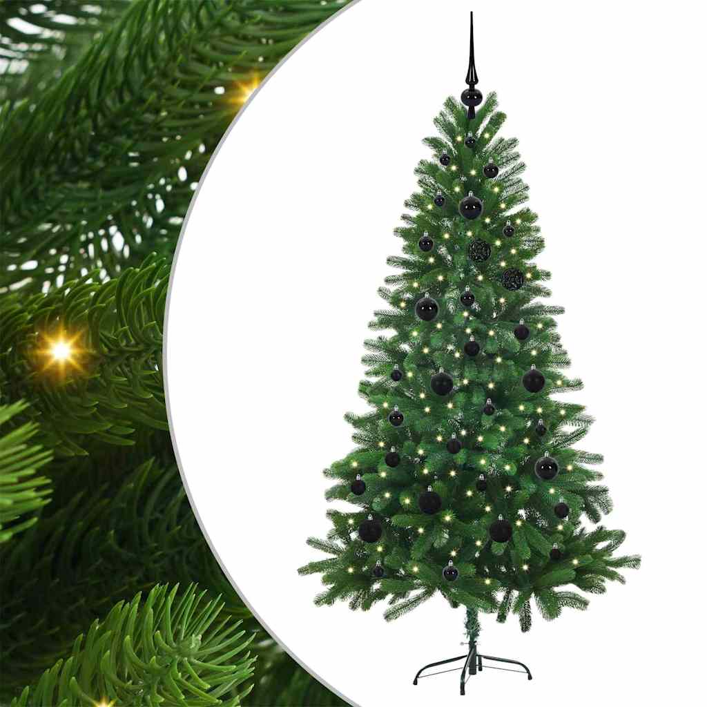 Sapin de Noël avec 150 LED avec support Vert 150 cm PE - XIOS