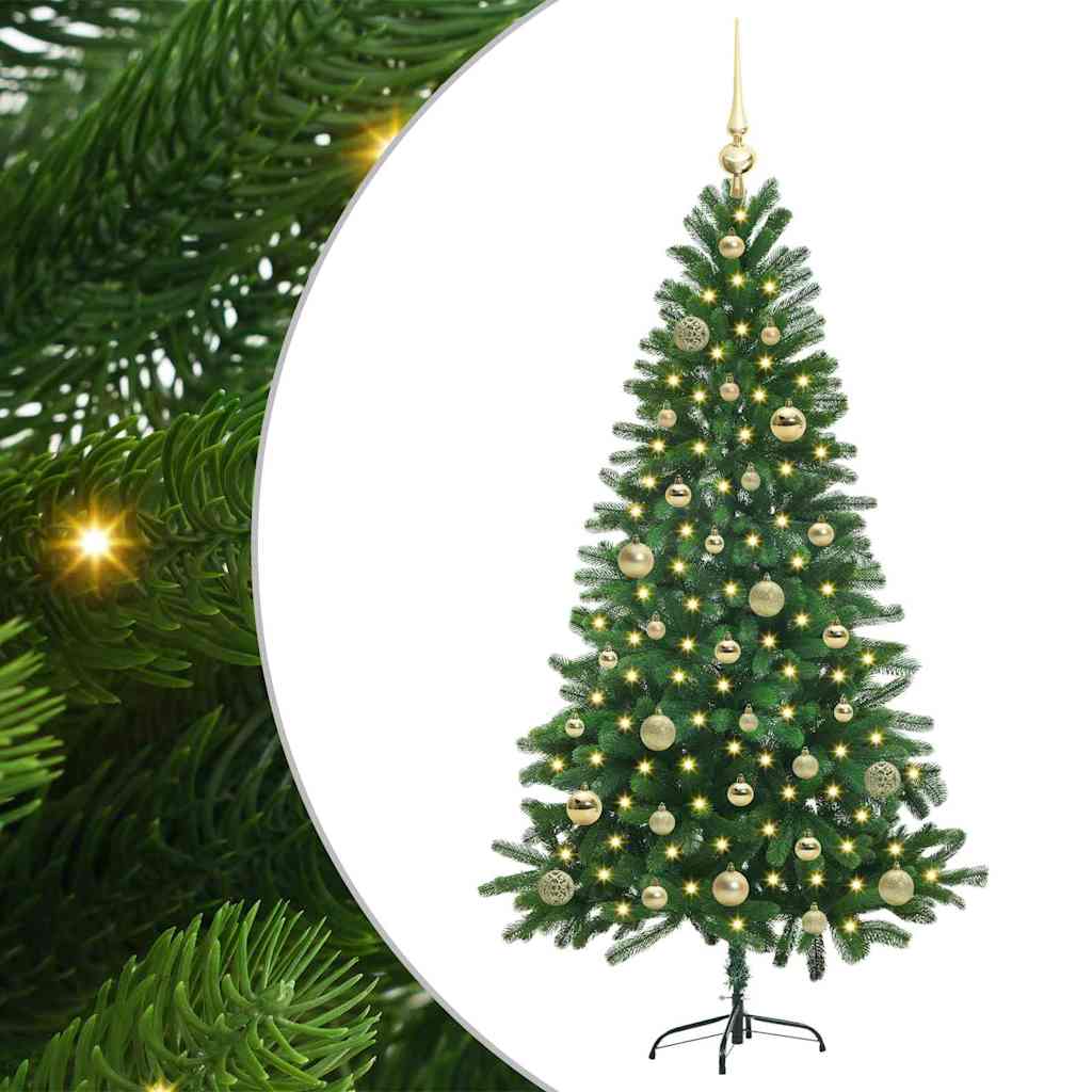 Sapin de Noël avec 150 LED avec support Vert 150 cm PE - XIOS