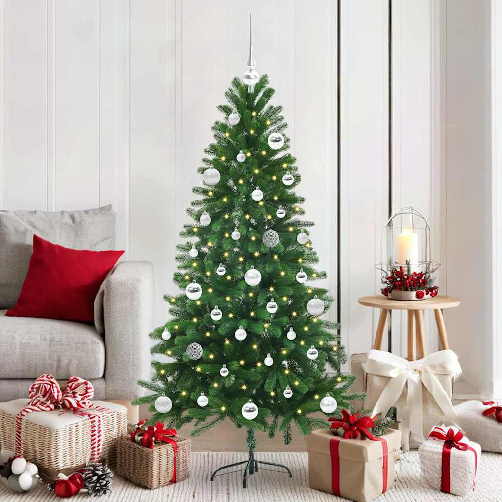 Sapin de Noël avec 150 LED avec support Vert 150 cm PE - XIOS