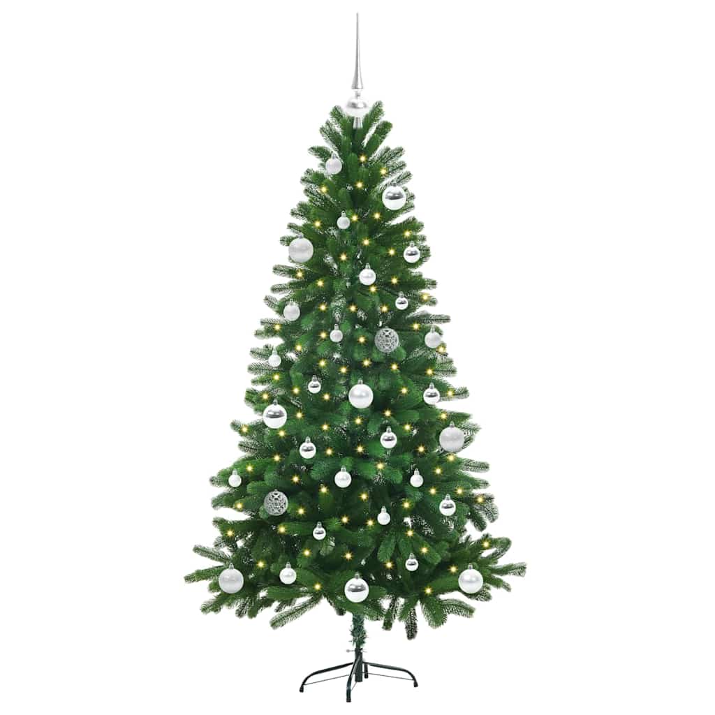 Sapin de Noël avec 150 LED avec support Vert 150 cm PE - XIOS