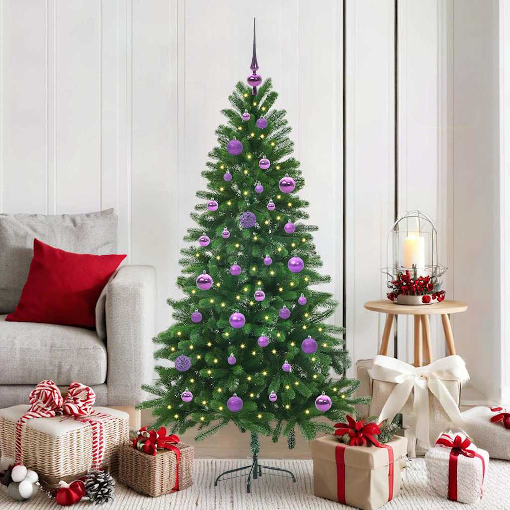 Sapin de Noël avec 150 LED avec support Vert 150 cm PE - XIOS