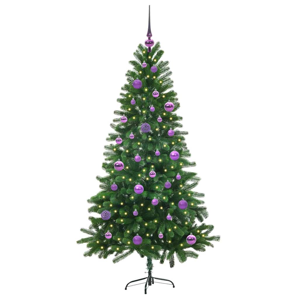 Sapin de Noël avec 150 LED avec support Vert 150 cm PE - XIOS