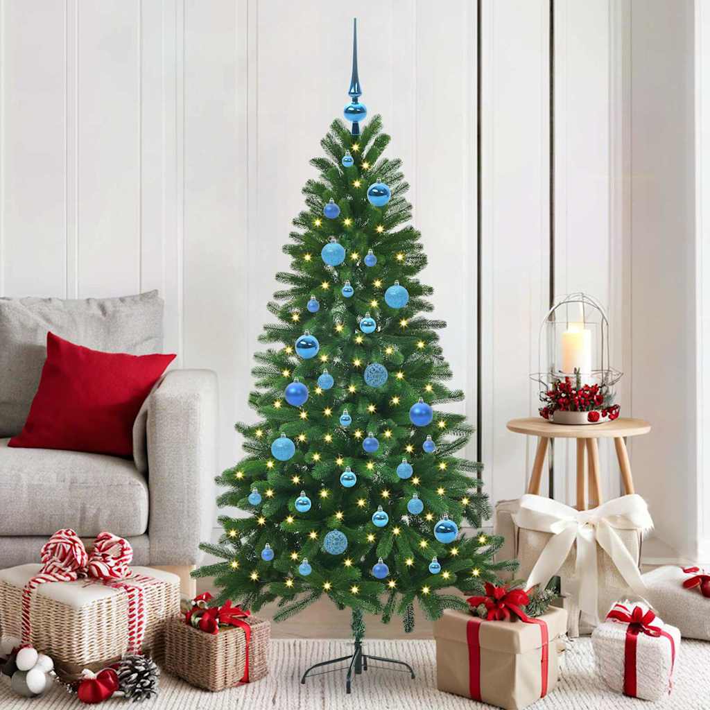 Sapin de Noël avec 150 LED avec support Vert 150 cm PE - XIOS