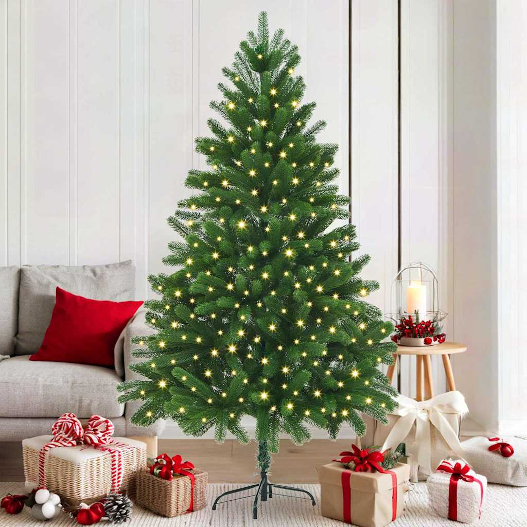Sapin de Noël avec 300 LED avec support Vert 180 cm PE - XIOS