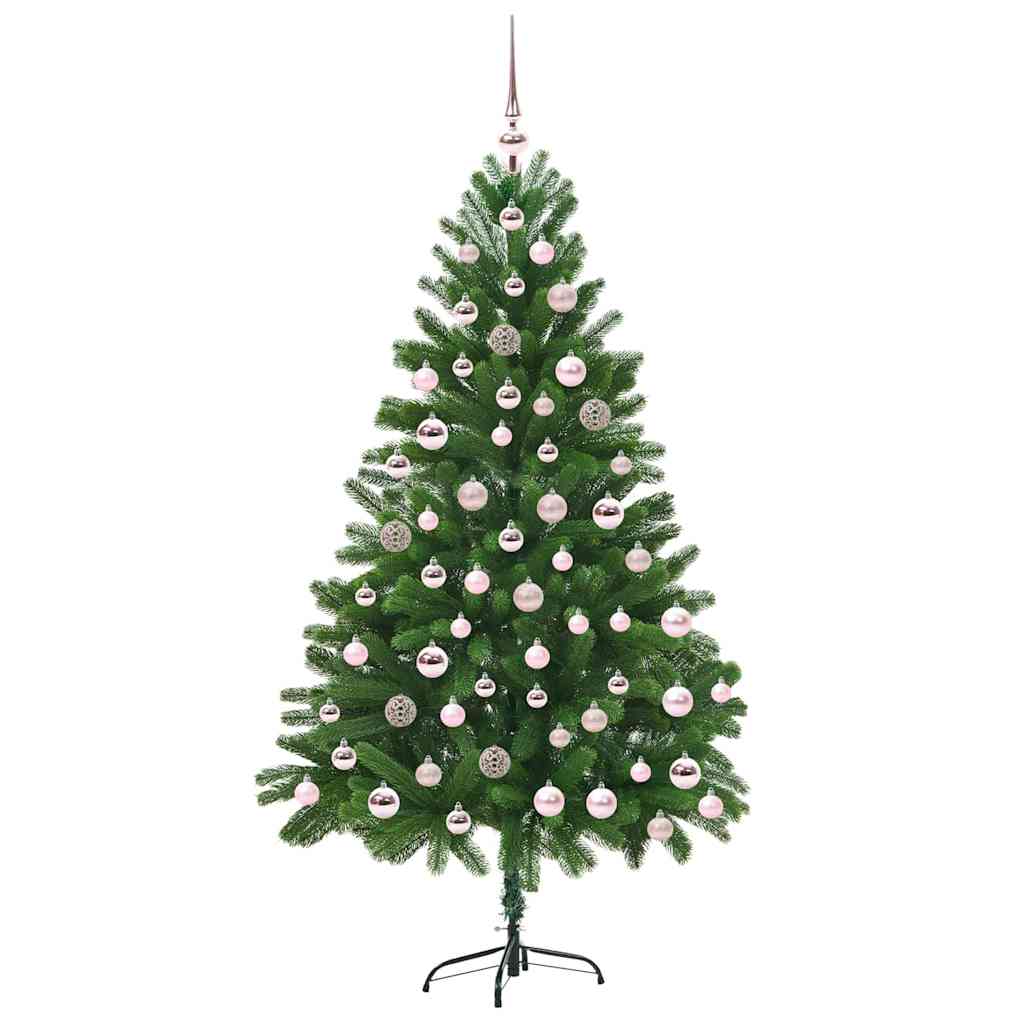 Sapin de Noël avec 300 LED avec support Vert 180 cm PE