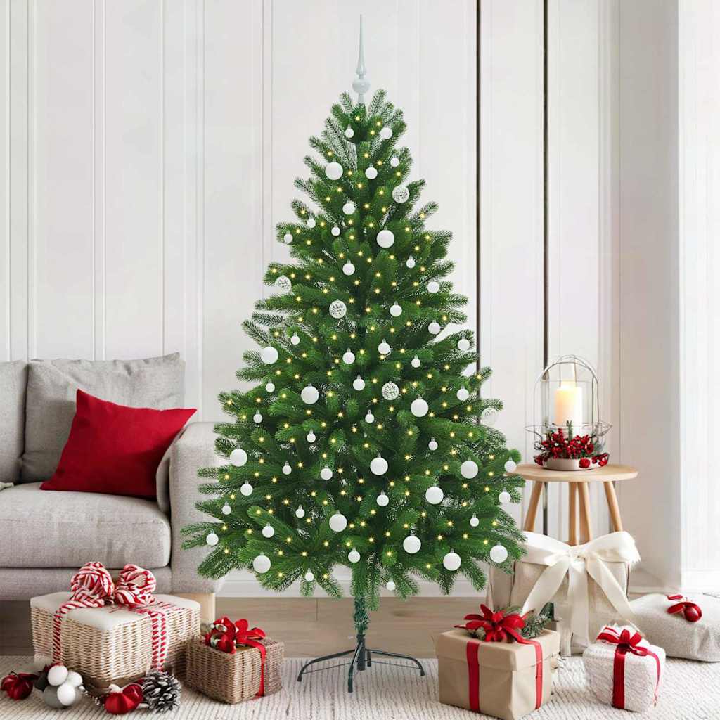 Sapin de Noël avec 300 LED avec support Vert 180 cm PE - XIOS