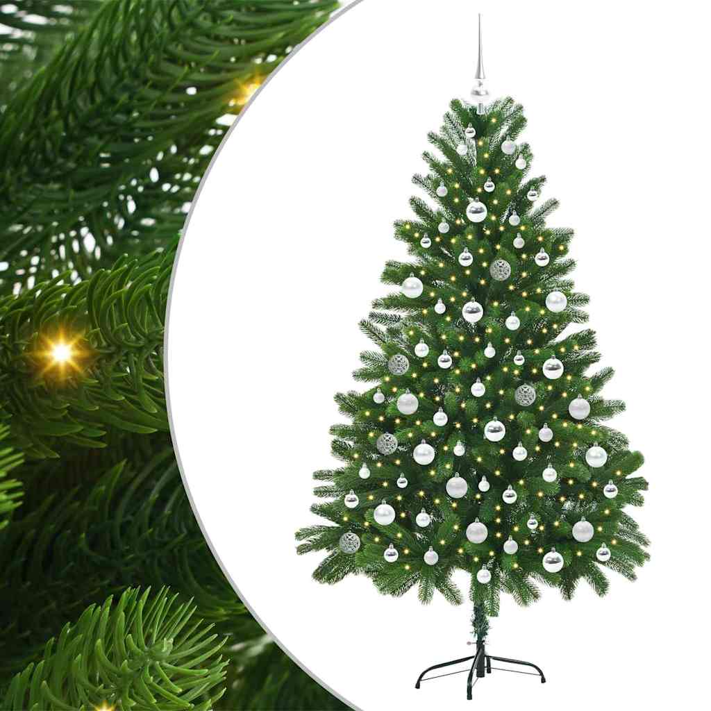 Sapin de Noël avec 300 LED avec support Vert 180 cm PE - XIOS