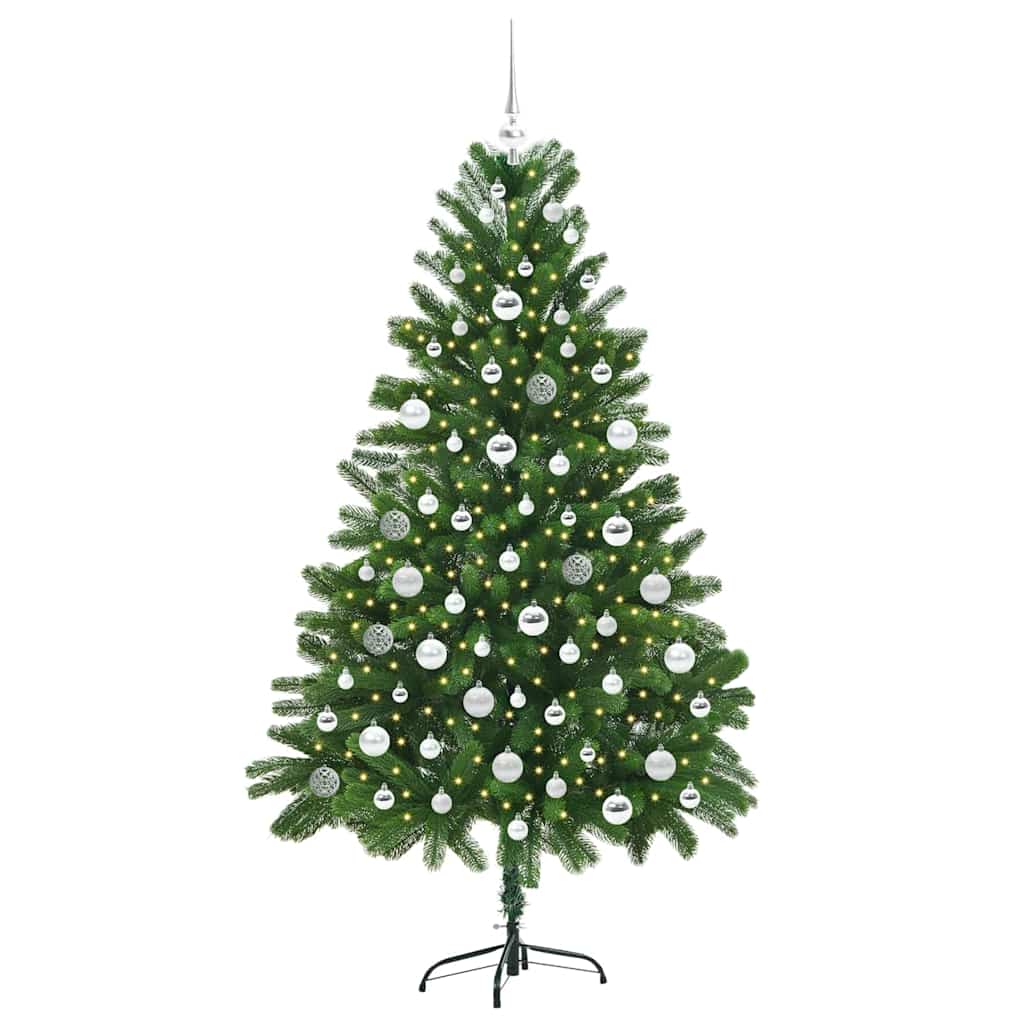 Sapin de Noël avec 300 LED avec support Vert 180 cm PE - XIOS