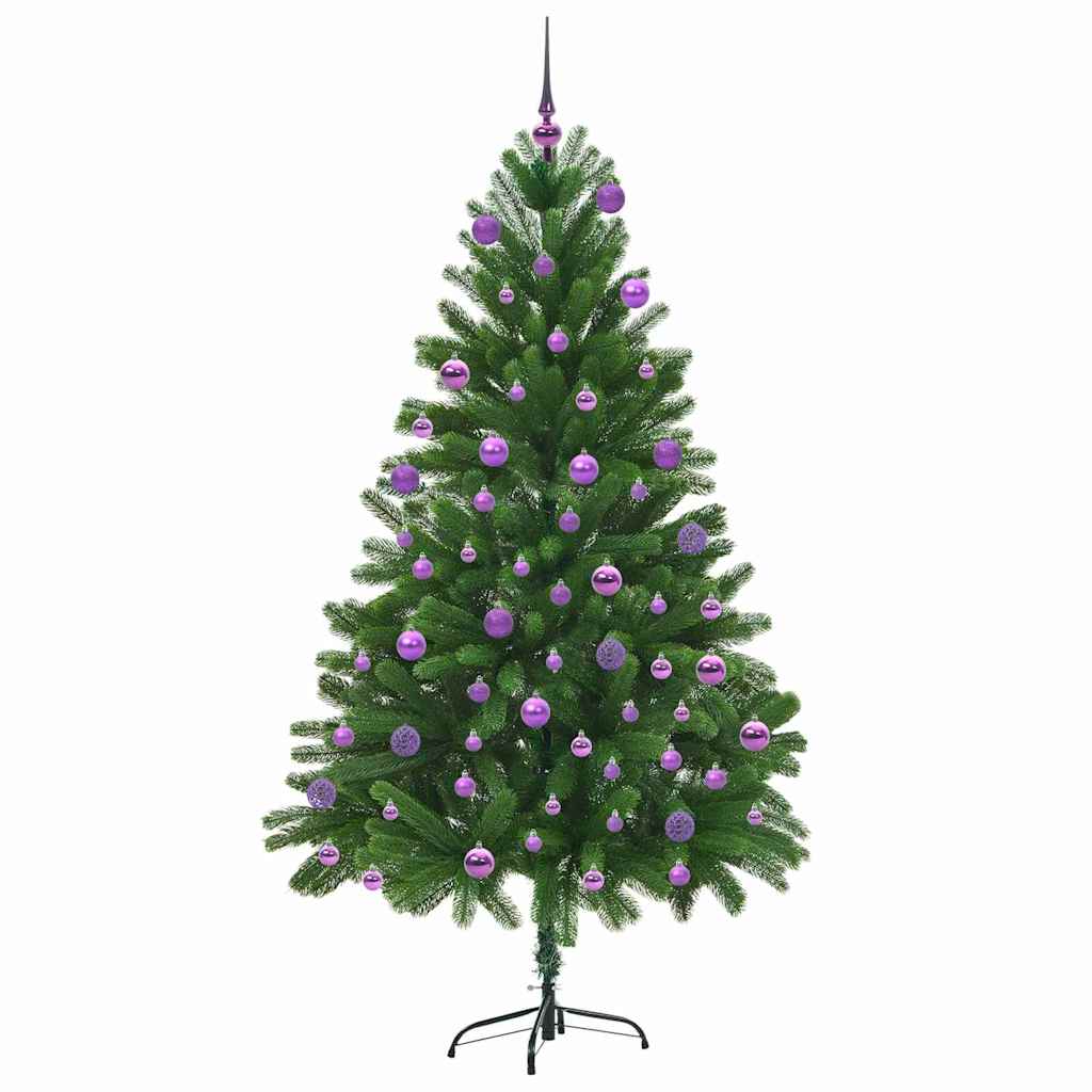 Sapin de Noël avec 300 LED avec support Vert 180 cm PE