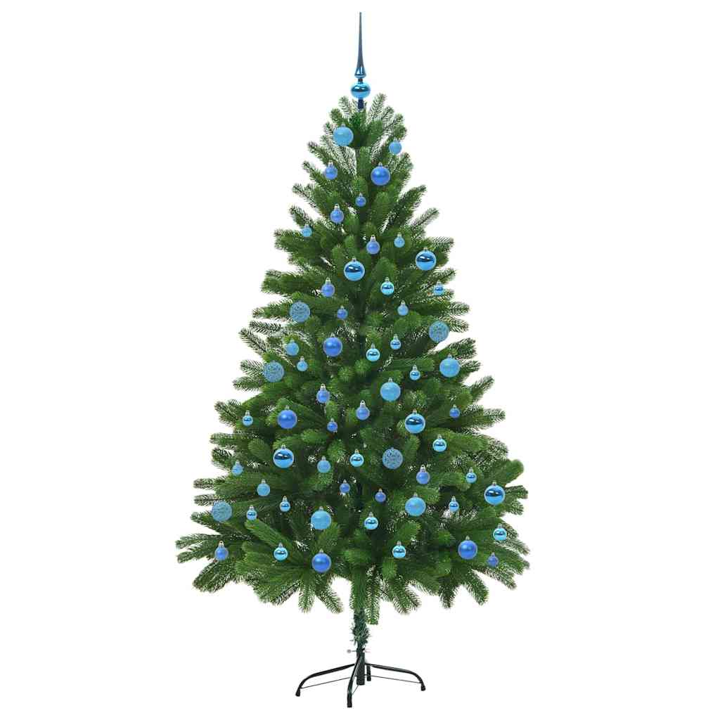 Sapin de Noël avec 300 LED avec support Vert 180 cm PE